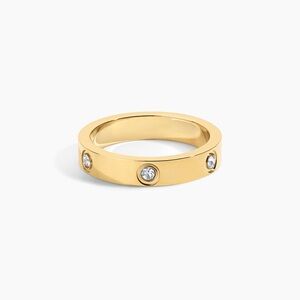 Adornia Amore Pave Band Ring